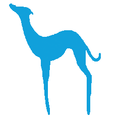 Blue Whippet Logo