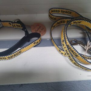 Handmade I Need Space Collar